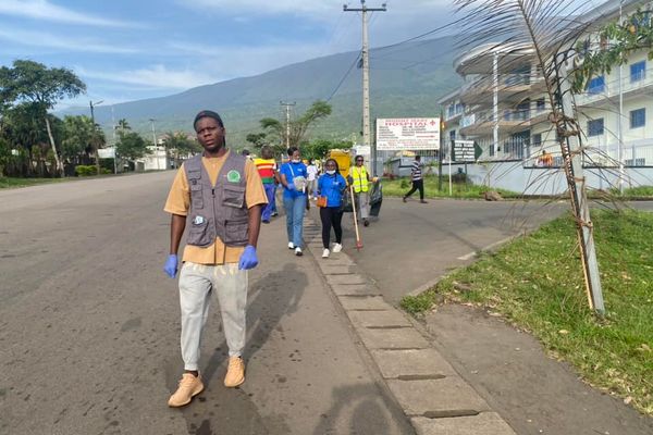 Cleaning Exercise with the Youth