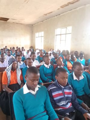Rwazi secondary school meditation sessions