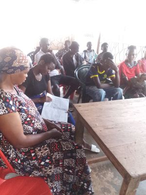 VICOBA MEMBERS meditation session