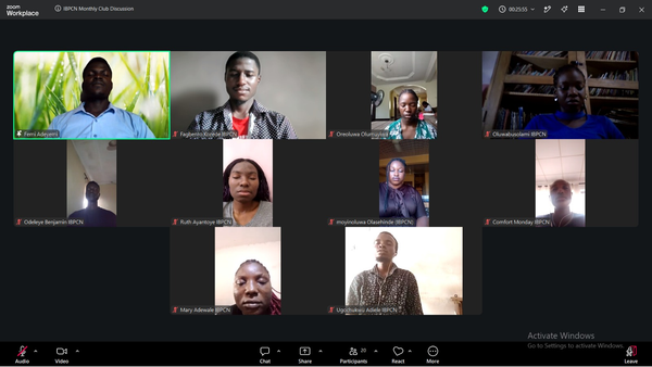 IBPCN Monthly Club Discussion