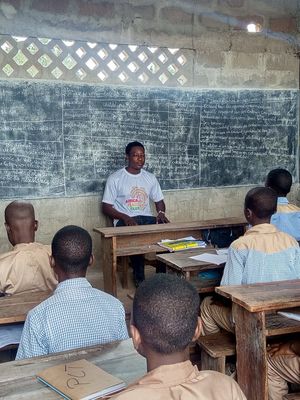 Partnership Between Rose Private School and KETOU Peace Club Third Activity