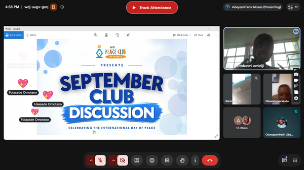 September Club Discussion