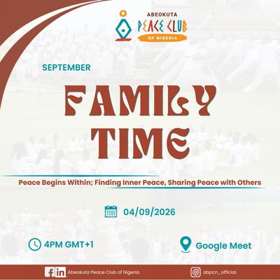 ABPCN SEPTEMBER FAMILY TIME REPORT
